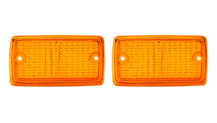 Front Indicator Lens Amber (Pair)