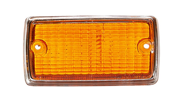 Front Indicator Lens Amber (Painted Chrome Surround)