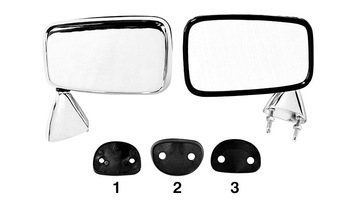 Door Mirror (Steel) Chrome