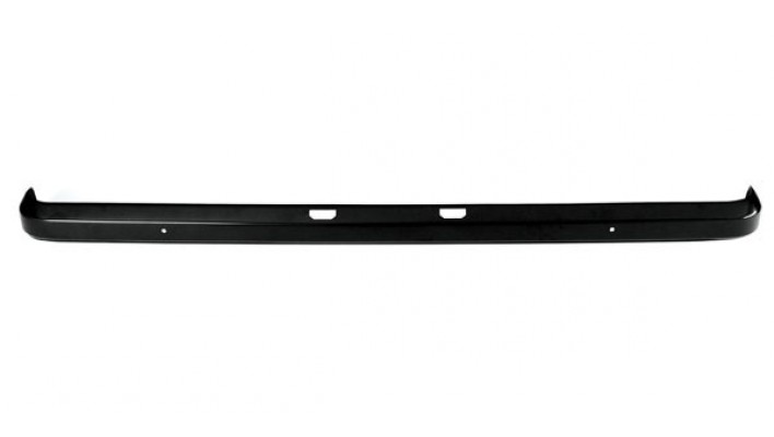 Black Rear Bumper 2 Number Plate Holes