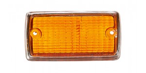 Front Indicator Lens Amber (Painted Chrome Surround)