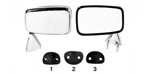 Door Mirror (Steel) Chrome