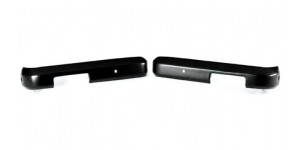 Front 1/4 Bumpers Black (Pair)