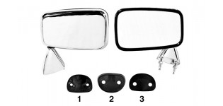 Door Mirror (Steel) Chrome